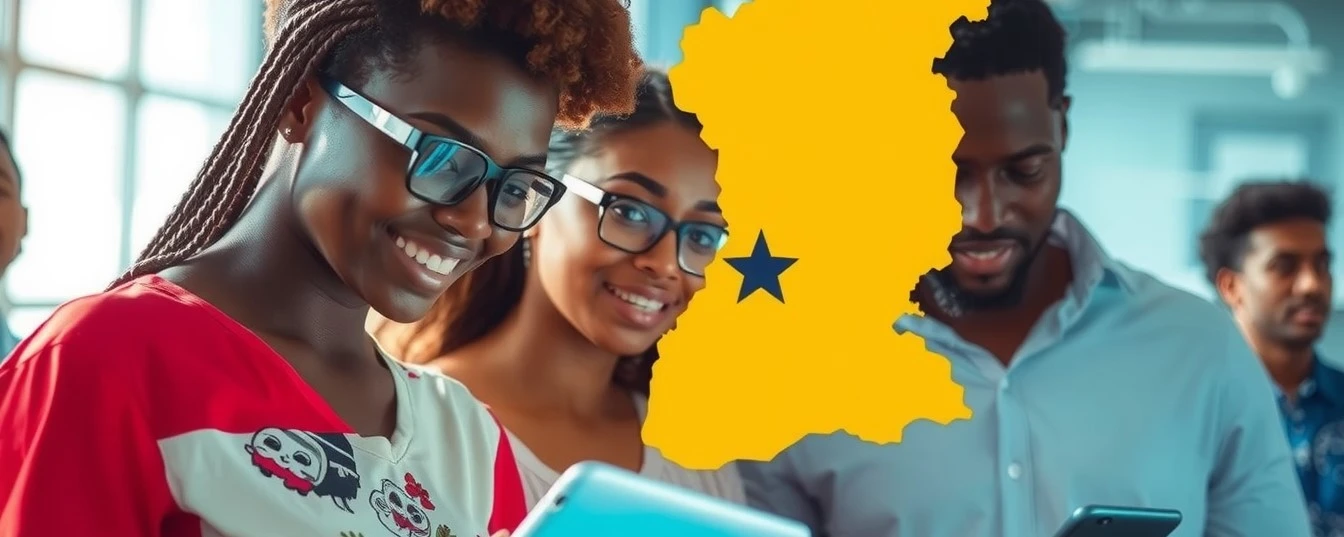 students researching ai courses in Ghana