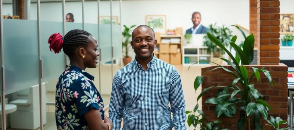 Ghanaian business setting of how ai is transforming businesses